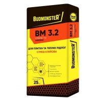 Клей для плитки та теплої підлоги BudmonsteR BM 3.2, 25 кг