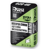 Поліпласт ПП-020 ULTRA FLEX клейова суміш (20 кг)
