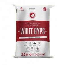 WHITE GYPS Шпаклевка гипсовая финишная (25 кг)