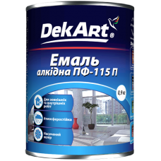 DekArt Емаль ПФ-115 яскраво-блакитна (0,9 кг)