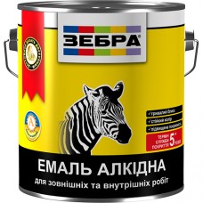 Зебра Емаль алкідна ПФ-116 темно-сірий 18 (0,25 кг)