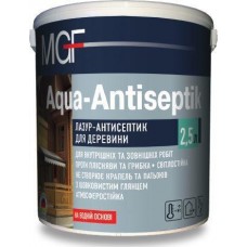 MGF Aqua-Antiseptik лазур-антисептик для деревини Безбарвний (10 л)