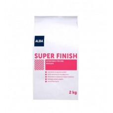 АЛЬБА SUPER FINISH шпаклівка гіпсова біла (2 кг)