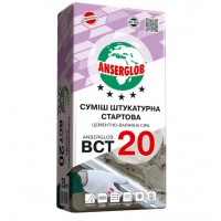 Anserglob BCT-20 Штукатурка цементно-вапняна старт 5-30 мм (25 кг)