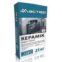 Мастер-Житомир Керамик Клей для плитки жаростойкий (25 кг)