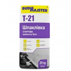 Будмайстер ТИНК-21 Шпаклевка цементная старт (слой 1,5-5 мм) белая (25 кг)